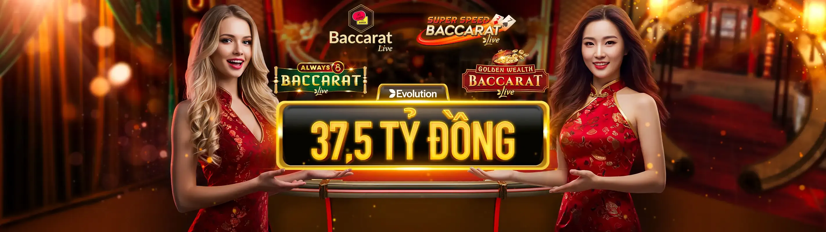 Bàn chơi Baccarat trực tuyến sang trọng tại 88ii